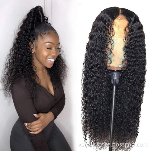 Hot Selling Bang Wholesale 10 A Grade Short Real Bone Straight Lace Front Ready Ship Blonde Wig Human Hair